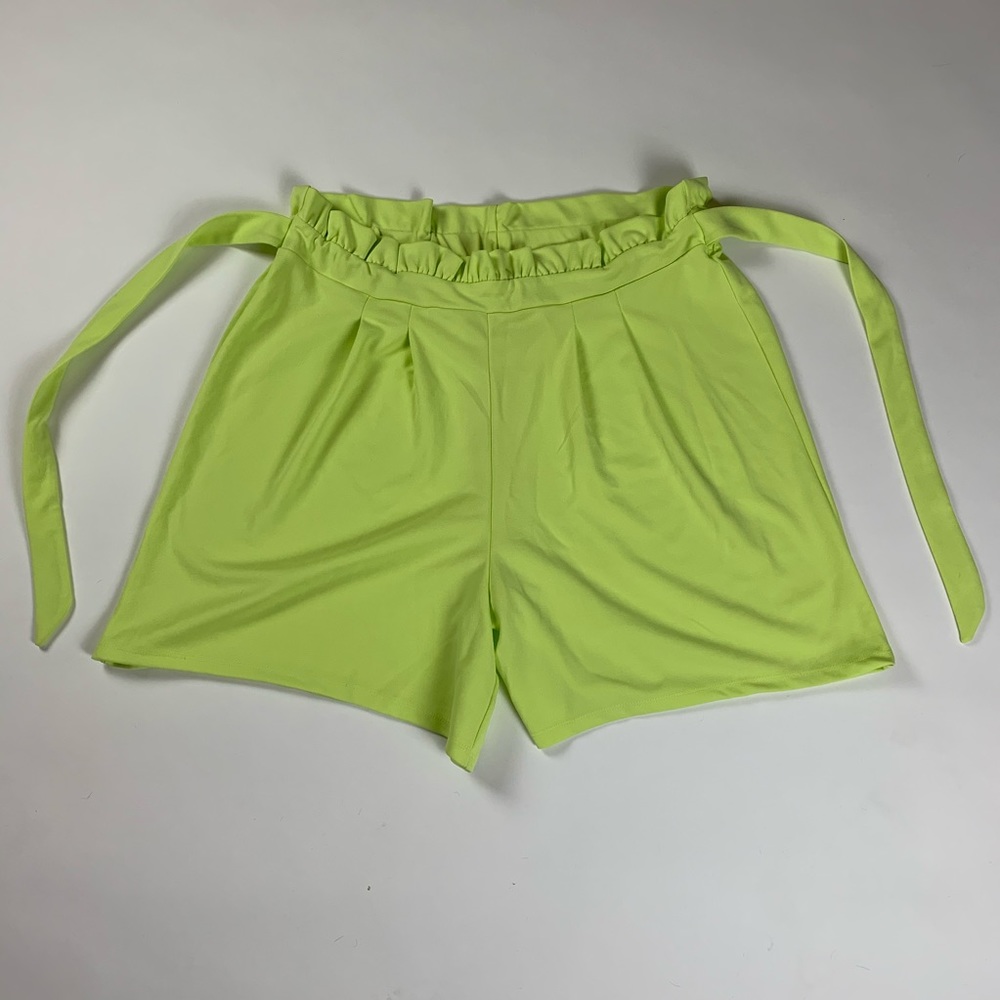 ASOS Crêpe paperbag high waist shorts